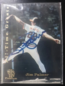 Jim Palmer Orioles 1992 Front Row #13 handsigniert #/2000 Factory Sealed mit COA - Bild 1 von 2