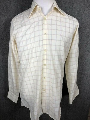 Camisa informal Rocola Revere Hecha en Gran Bretaña 15,5 para hombre manga larga botón delantero Foto 1 de 4