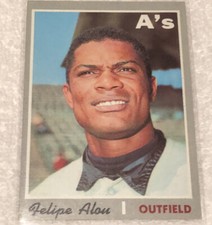 1970 Topps Felipe Alou #434 - Oakland Athletics  Outfield
