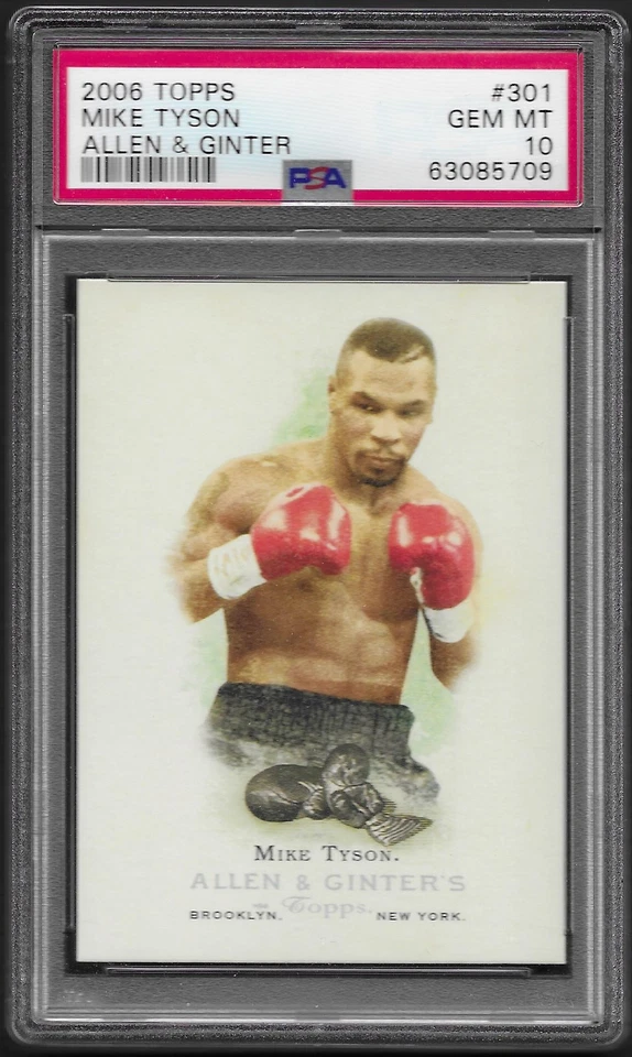 Mike Tyson 2006 Topps Allen & Ginter #301 PSA 10 - Image 1 of 1