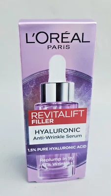 Loreal Revitalift Filler 1.5% Hyaluronic Acid Anti-Wrinkle Advanced Serum 30ml - Image 1 of 4