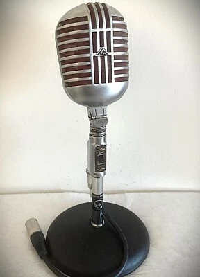 Raro micrófono dinámico Astatic DR11S de los años 50, funciona muy bien con soporte/cable Foto 1 de 4