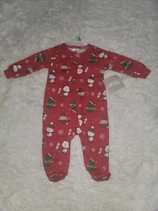Gerber Onsies Boy Girl Christmas Holiday Sleeper Various Sizes - Picture 1 of 6