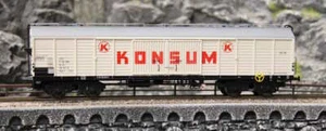Brawa 50412  Gedeckter Güterwagen Gags-v "Konsum" DR - H0 - Neu in OVP - Bild 1 von 4