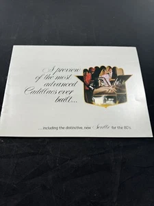 CADILLAC 1980 FOLLETO DE VENTA CATÁLOGO ORIGINAL CONCESIONARIO Sevilla - Imagen 1 de 8