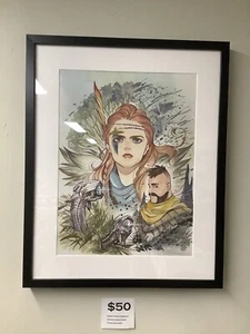 Horizon Zero Dawn Peach Momoko Wall Art Print, 12x16, Frame Included - Picture 1 of 1