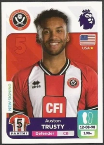 PANINI 2024 PREMIER LEAGUE-#526-SHEFFIELD UNITED/USA-UNITED STATES-AUSTON TRUSTY - Picture 1 of 1