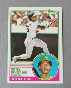 1983 Topps #180 Rickey Henderson (1)
