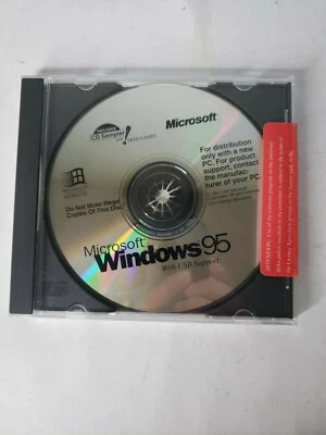 Microsoft Windows 95 with USB Support Disc Only 000-59944 - Image 1 of 4