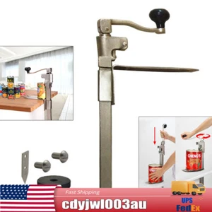 Heavy Duty Commercial Steel Restaurant Food Big Can Opener Manual Table Mounted - Picture 1 of 13