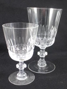 Noritake Crystal Esteem Set of Water Goblet and Wine Glass - Picture 1 of 8