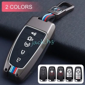 Funda protectora de metal con llavero para automóvil para accesorios Ford F150 Escape Edge Bronco - Imagen 1 de 18
