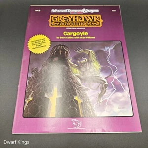 Greyhawk Gargoyle RPG Module AD&D 2nd Ed WG9 TSR 1992 - Picture 1 of 13