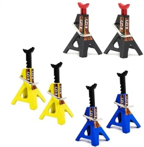 Metal 6Ton Jack Stands For 1/10 RC Car Crawler Axial TRX-4 RC4wd D90 Wraith 2pcs - Picture 1 of 13