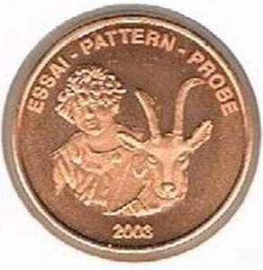 Switserland 2003 probe-pattern-essai - 5 eurocent - Bok - Picture 1 of 1
