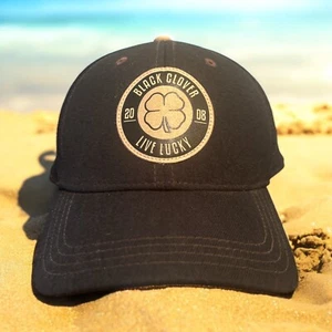 Black Clover Live Lucky 2008 Hat / Cap Brown Suede Black L/XL - Picture 1 of 11