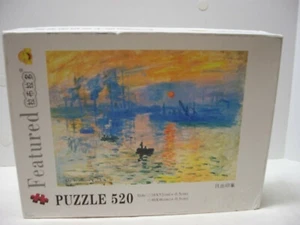 Claude Monet Sunrise Impression Korean Jigsaw Puzzle 520 Piece - Bild 1 von 6
