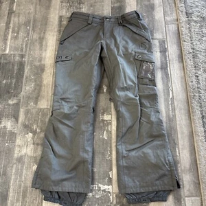 Burton Dryride Schneehose grau verstellbar Cargotasche Damen kleines Snowboard - Bild 1 von 12