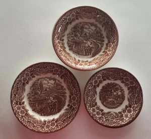 Constable Series Bicentennial Broadhurst Ironstone Lot Bowls Plates Saucers 6 Pc - Picture 1 of 9