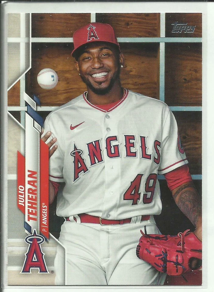 2020 Topps Update Series #U-91 Julio Teheran Los Angeles Angels - Image 1 of 2