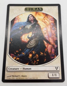 Human Token (2) - Avacyn Restored (AVR) - MTG - Picture 1 of 2