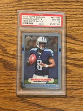 2015 Topps Chrome 1989 Super Rookie #89-MM Marcus Mariota RC PSA 10
