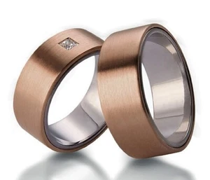 REIF-DESIGN - ELEGANTE TRAURINGE / EHERINGE  - PT/GOLD - GROSSE AUSWAHL IM SHOP - Picture 1 of 1