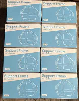 40 PIEZAS 3D Máscara Soporte Cubierta Soporte Interior Soporte Marco Protector Facial Foto 1 de 3