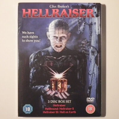 Hellraiser Trilogy (1987/1988/1992) Clive Barker [Boulevard] 3 DVD Boxset, 2010 - Image 1 of 4