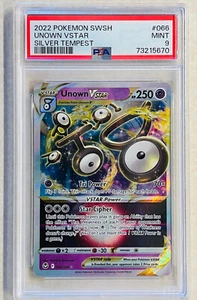 POKEMON #66 "UNKNOWN VSTAR Silver Tempest - PSA 9 (Como Nuevo) - Imagen 1 de 2