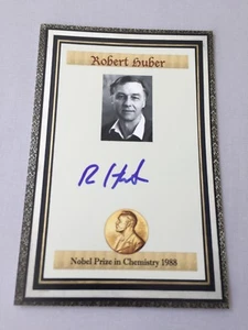 Robert Huber Nobelpreis Chemie 1988 persönlich signiertes Foto 4x6 - Bild 1 von 1