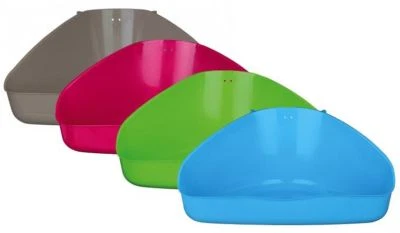 Trixie Rabbit Corner Litter Tray for Guinea Pig Toilet Litter Pan Ferret Dirt - Image 1 of 4
