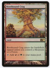 MTG Rootbound Crag Magic 2011 Regular Rare Pack Fresh Mint Dual Colored Land