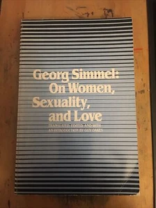Georg Simmel: Über Frauen, Sexualität und Liebe 1984 Eichen HC/DJ Yale Sehr guter Zustand - Bild 1 von 3