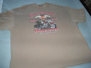 WORLD CLASS MOTORCYCLES HARLEY DAVIDSON T-SHIRT KINGWOOD TEXAS 3XL - Picture 1 of 4