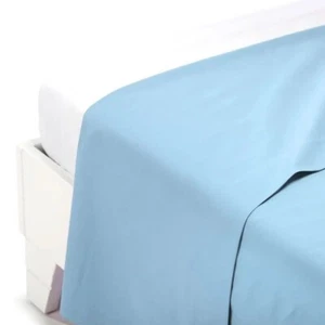 Caleffi, Oberbettlaken einfarbig Doppelbett hellblau, Baumwolle - Bild 1 von 1