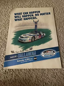Vintage 2008 AARON'S 312 AT TALLADEGA NASCAR CLASSIC RACING ON ABC PRINT AD - Picture 1 of 1