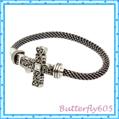 Cruz Baronesa Color Brighton y Cordón de Malla de 6" Nuevo con Etiquetas Foto 1 de 2