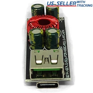 Modulo step-down caricatore rapido 60W USB C PD 3.0 QC4+ & USB-A QC3.0 12V/24V DC IN - Foto 1 di 4