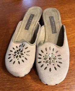 ZUECOS BÁSICOS VINTAGE ELLEMENNO GAMUZA CUERO TACHONADO “STUDY” TALLA 8 - Imagen 1 de 9