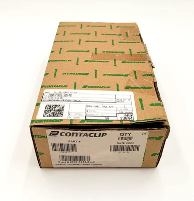 New Box of 50 Contaclip PIKD 2,5 BU Three-Level Push-In Terminal Block PIKD2,5BU - Image 1 of 4