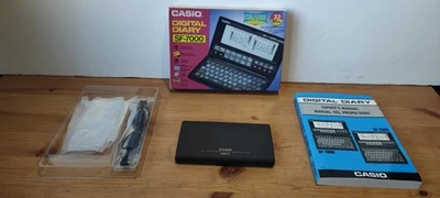 Casio Digital Diary SF-7000 Electronic 32K Bytes Memory - NOS - New Batteries - Image 1 of 4