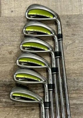 Juego de plancha Nike Slingshot SS 4D 6 piezas 4-AW (**falta 8 planchas**) diestro grafito R-Flex Foto 1 de 4