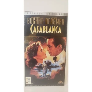 Casablanca VHS New Sealed In Glorious Black & White Humphrey Bogart - Imagen 1 de 5