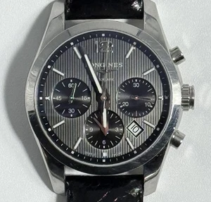 Longines Conquest Classic Chronograph Date L2.786.4 Automatic SS Men - Picture 1 of 18