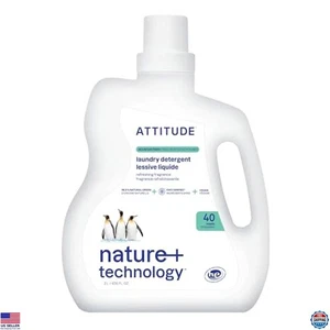 Plant-Based Liquid Laundry Detergent, EWG Verified, HE Compatible, 40 Loads - Picture 1 of 6