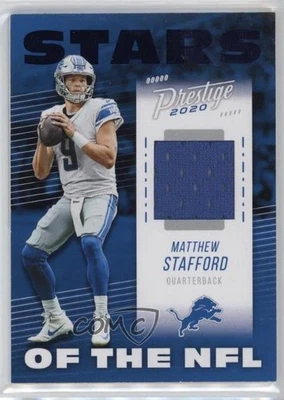 2020 Panini Prestige Stars of the NFL Xtra Points Blue Matthew Stafford #SN-MS - Image 1 of 2