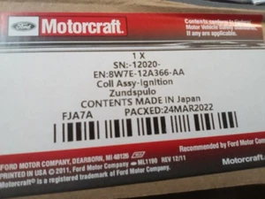 Genuine Motorcraft Ignition Coils DG508 Ford F150 4.6L 5.4L 3W7Z12029AA Set of 8 - Bild 1 von 1