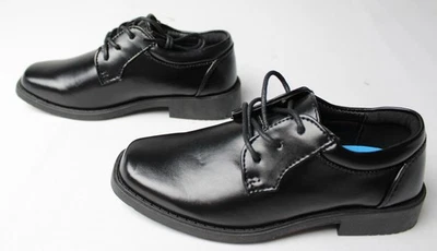 Josmo Boys' Solid Classic Oxford Slip-On Dress Shoes AC2 Black Size: US: 12 - Image 1 of 4