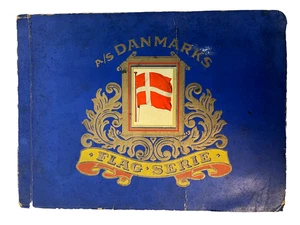 Danmarks-Album Flag-Serie 1-180 Complete Vintage Danish Flag Cards Kaffesurrogat - Picture 1 of 18